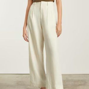 Everlane "Way High Drape Pants" • Linen Pants • 🆕 with tags!